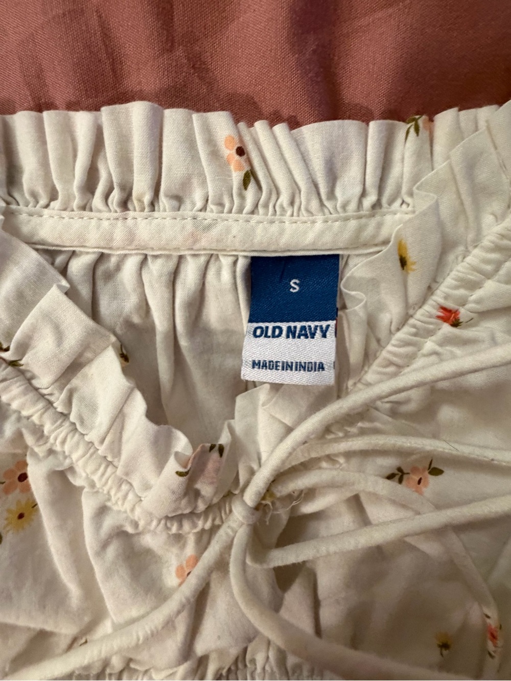 Old Navy White Floral Maxi Dress - Picture 3 of 3